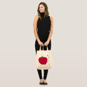 Appleのリサイクルの買い物袋 トートバッグ (正面(モデル))