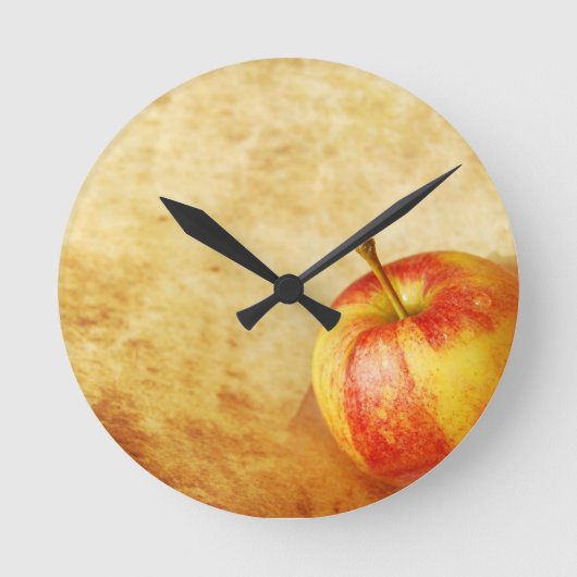 Appleのヴィンテージのデザイン ラウンド壁時計 (正面)