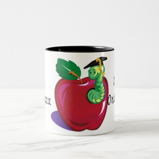 Appleの先生のマグ ツートーンマグカップ (中央)