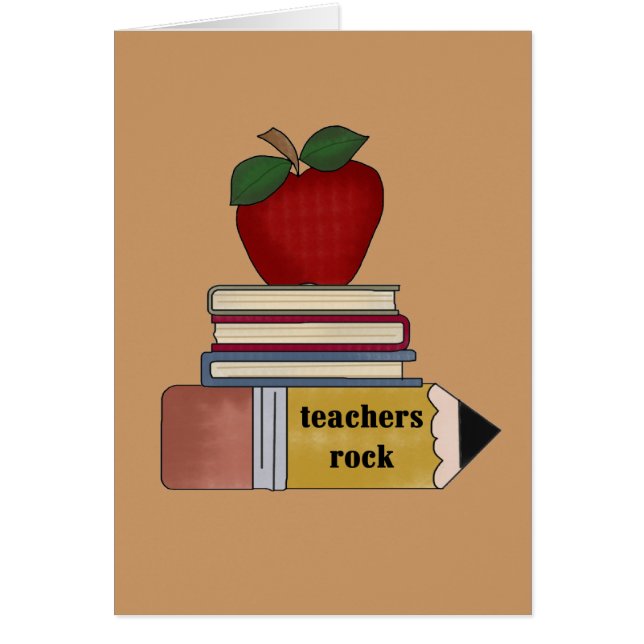 Appleの先生の石のTシャツおよびギフト (正面)