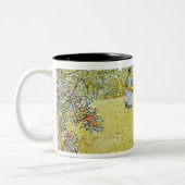 Appleの収穫 ツートーンマグカップ (左)