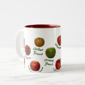 Appleの同一証明のマグ ツートーンマグカップ (正面左)