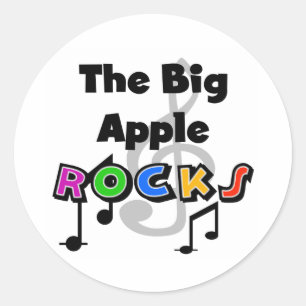Appleの大きい石 ラウンドシール