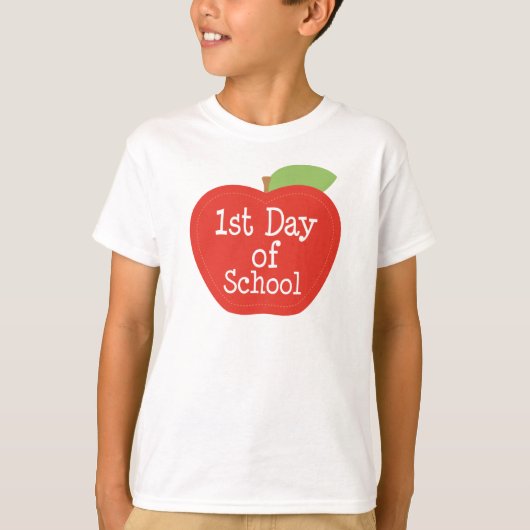 Appleの学校の1日目 Tシャツ (正面)