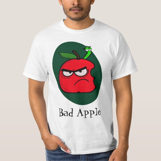 Appleの悪い漫画 Tシャツ (正面)