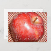 Appleの招待状 インビテーションポストカード (正面/裏面)