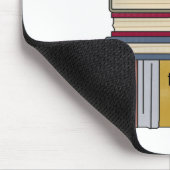 Appleの本、鉛筆の先生の石 マウスパッド (コーナー)