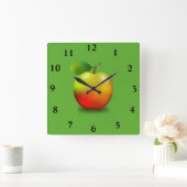 Appleの柱時計 スクエア壁時計 (ホーム)