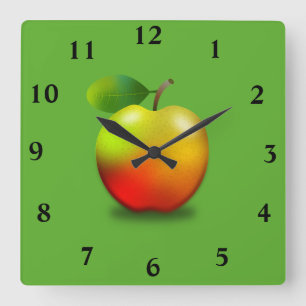 Appleの柱時計 スクエア壁時計