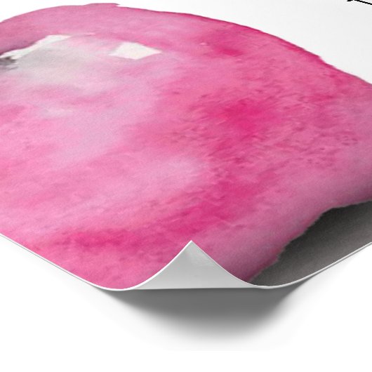 Appleの水の色最高の感謝していの ポスター (角)