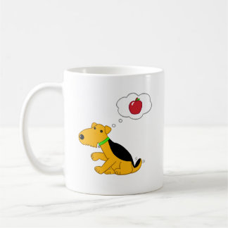 Appleの漫画の小犬の考えること コーヒーマグカップ