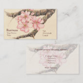 Appleの花の枝 名刺 (正面/裏面)