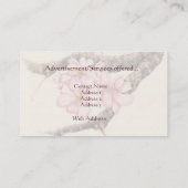 Appleの花の枝 名刺 (裏面)