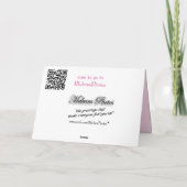 Appleの花の祈りの言葉のカードか引き起こります シーズンカード (裏面)