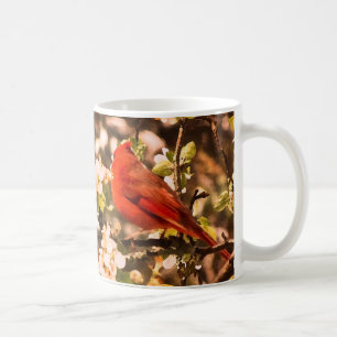 Appleの花の（鳥）ショウジョウコウカンチョウ コーヒーマグカップ