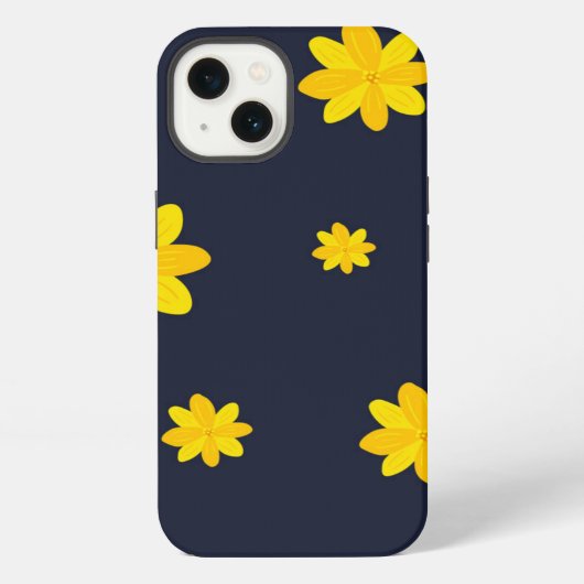 Appleの花のiPhone 7、堅いXtremeの電話箱 iPhoneケース (裏面)