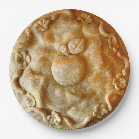 Appleの花パイ ペーパープレート (正面)