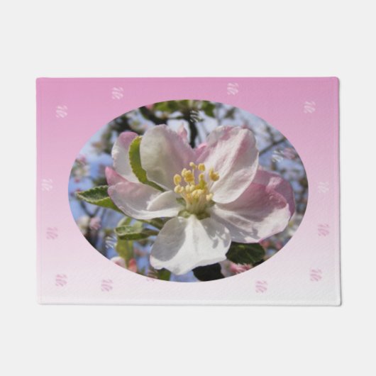 Appleの花 ドアマット (正面)