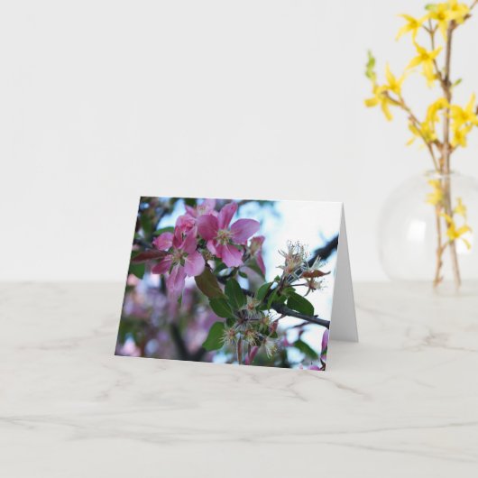 Appleの花Notecard 1 カード (黄色い花)