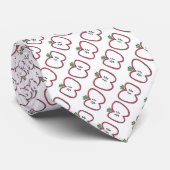 Appleの赤いタイ ネクタイ (ロール)