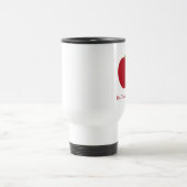 Appleの赤いパーソナライズな先生 トラベルマグ (中央)