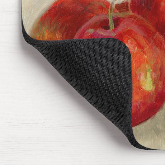 Appleの赤い収穫は名前を加えます マウスパッド (コーナー)