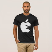 Appleの金属のワイシャツ Tシャツ (正面フル)