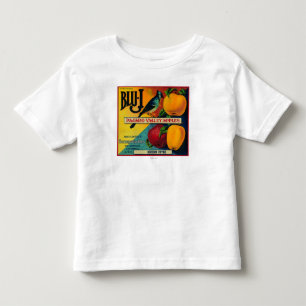 Appleの青いJ木枠LabelWatsonville、カリフォルニア トドラーTシャツ