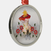 Appleの飾られた中心 メタルオーナメント (右)