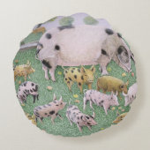 Appleの饗宴 ラウンドクッション (裏面)