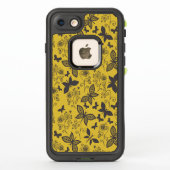 AppleのiPhone 7のための蝶FRĒ® LifeProof iPhoneケース (裏面)