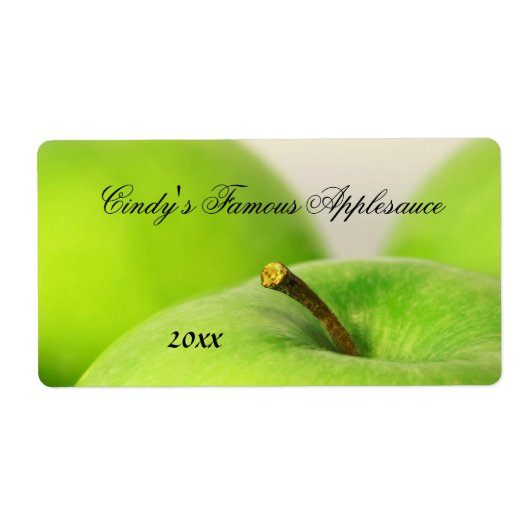 Appleはラベルを保持 ラベル (正面)