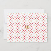 Appleは個人的な文房具の芯を取ります ノートカード (裏面)