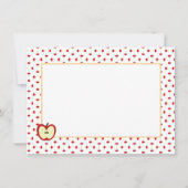 Appleは個人的な文房具の芯を取ります ノートカード (正面)