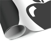 Appleアイコンカスタムの背景色 ラッピングペーパー (ロールコーナー)