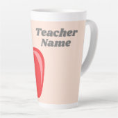 Appleカスタムとの先生モダン名 カフェラテマグ (右アングル)