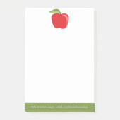 Appleカスタムとの先生モダン名 ポストイット (正面)