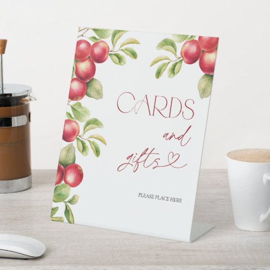 Appleカーモダンド&ギフトトレンディーブライダルシャワー 台座サイン (インサイチュ)