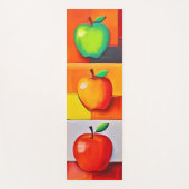 Appleグカラフルリッド ヨガマット (正面)