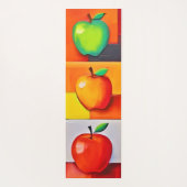 Appleグカラフルリッド ヨガマット (裏面)