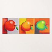 Appleグカラフルリッド ヨガマット (正面(横))
