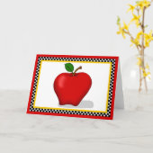 Appleグリーティングカード カード (黄色い花)