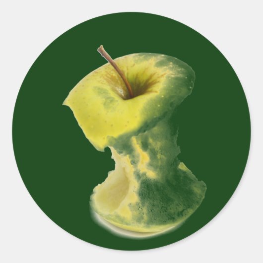 Appleコア ラウンドシール (正面)