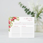 Appleシャワモダンーの後にアップリーレシピカード (スタンド正面)