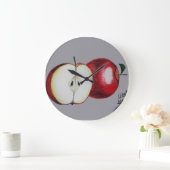 Appleスケッチ時間 ラージ壁時計 (ホーム)