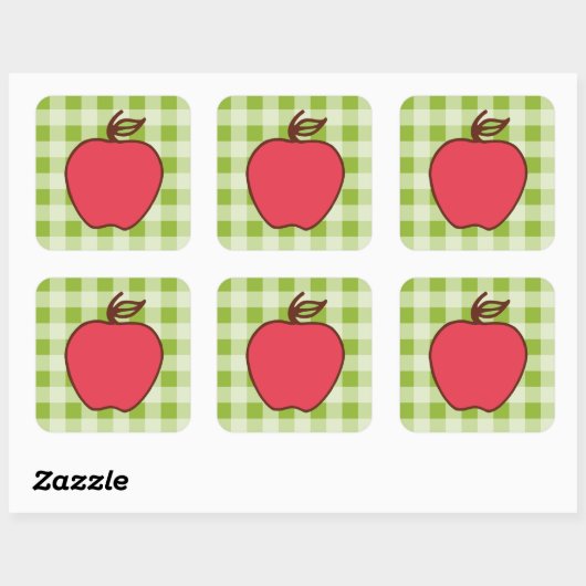Appleスタンプ スクエアシール (シート)
