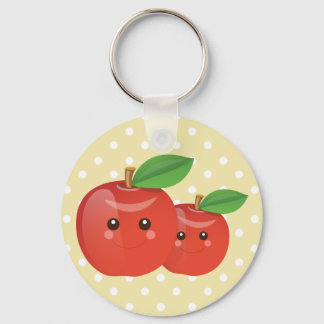 Appleスマイルキーチェーン キーホルダー