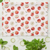 Appleスライスのパターン キッチンタオル (折り畳み)