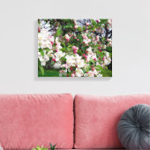 Appleツリー開花。 キャンバスプリント (インサイチュ (リビング))