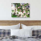 Appleツリー開花。 キャンバスプリント (インサイチュ (寝室))